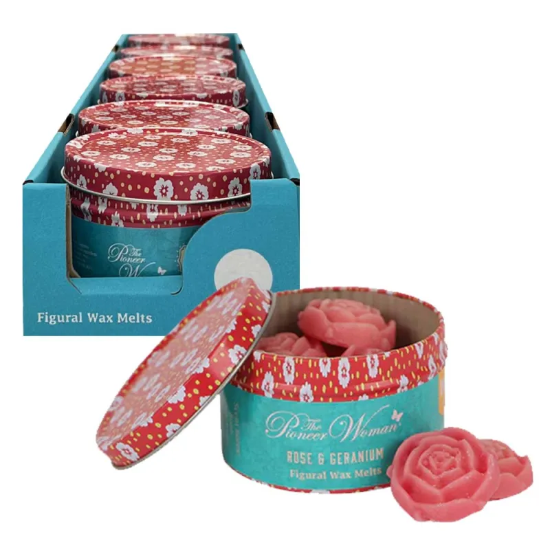 PIONEER  WOMAN WAX MELTS TIN ROSE & GERANIUM 70g