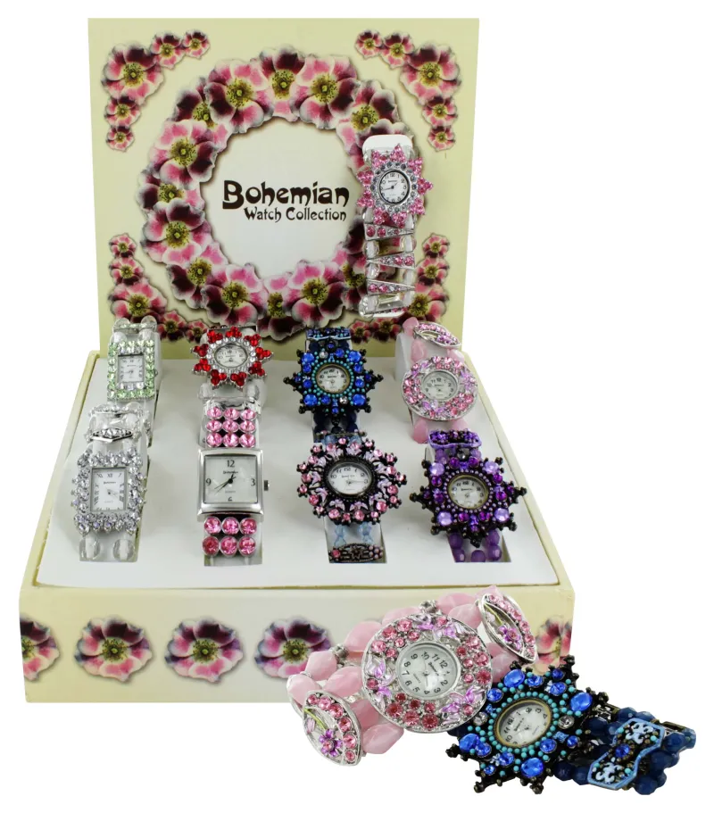 BOHEMIAN STYLE FASHION WATCH x 24