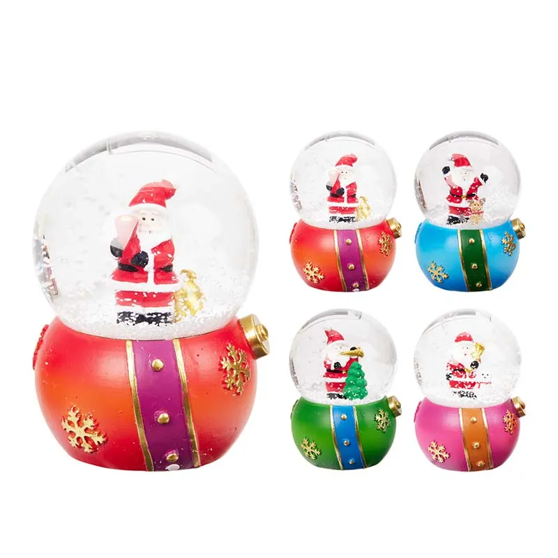 AMA004050 WATERBALL 65MM SANTA 4 mix disp x12