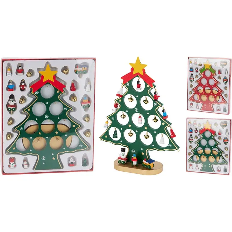 GML000020 XMAS TREE WITH HANGING DECORATIONS