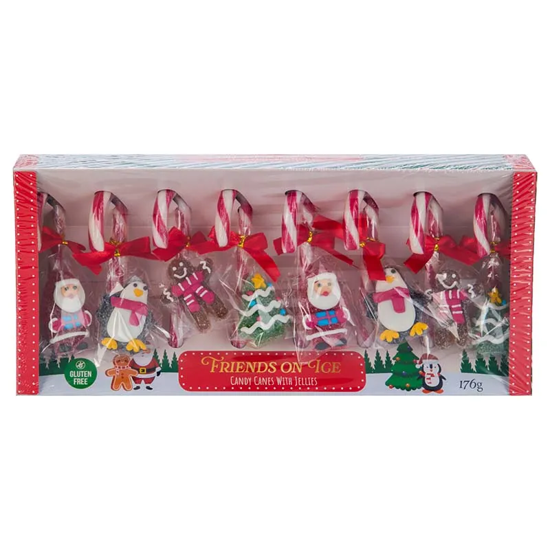 880126 FRIENDS ON ICE CANDY CANE JELLY SET * SPECIAL