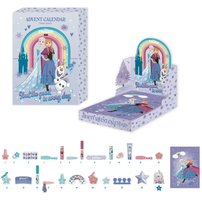 2053658 DISNEY FROZEN ADVENT 24pce CALENDAR