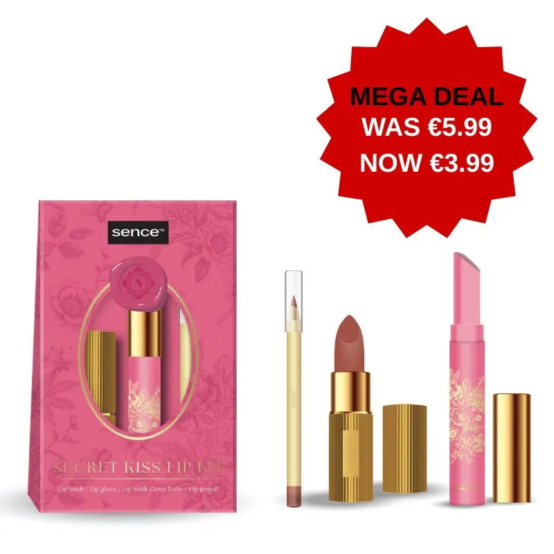 2053367 SENCE SECRET KISS 3pce LIP KIT***special 25