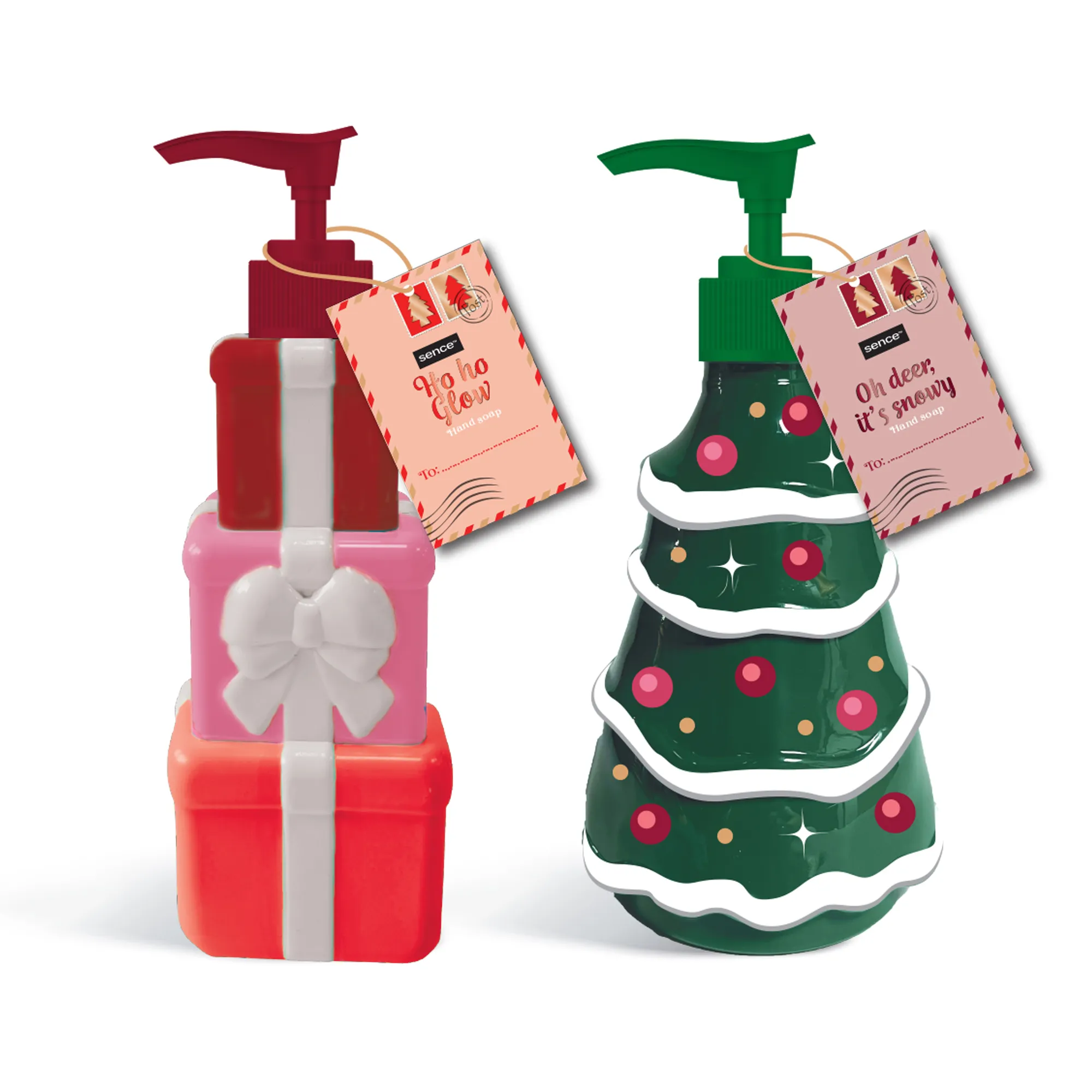 2052768 SENCE XMAS SHAPES HAND SOAP 300ml