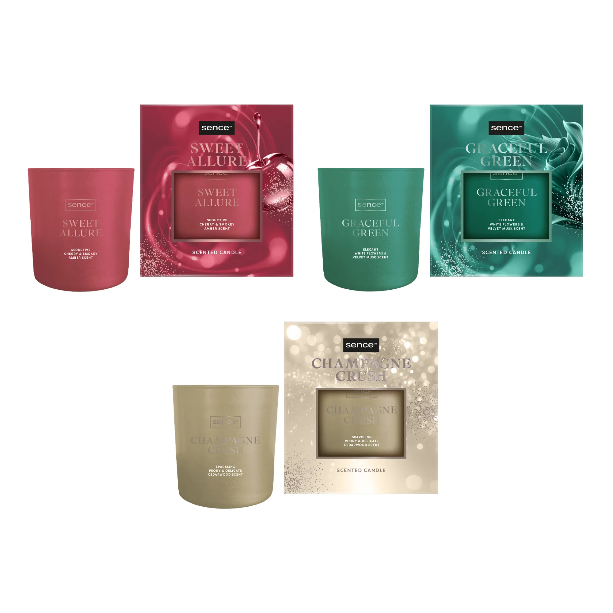 2052944 SENCE SCENTED CANDLE NIGHT LUXE 200g