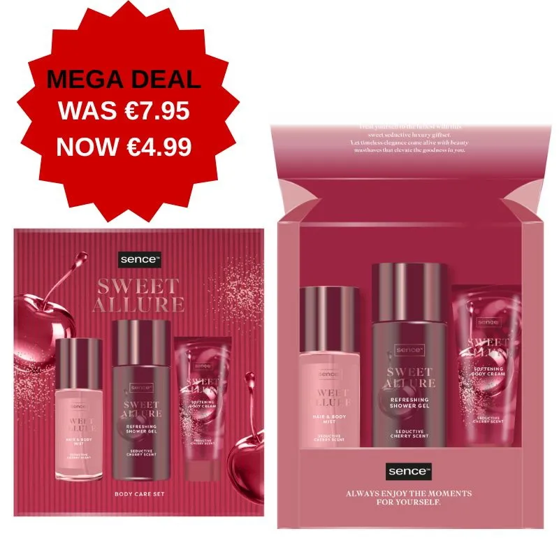 2052875 SENCE SWEET ALLURE 3pce BODY SET x8***special 25