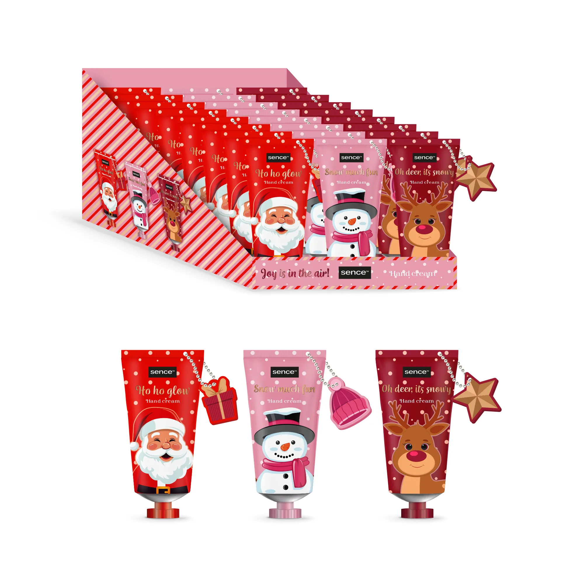 2052721 SENCE XMAS HAND CREAM DISP x24