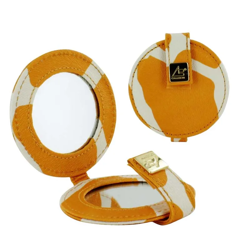 AB468G YELLOW STRIPE COSMETIC MIRROR