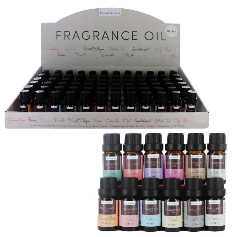 200195 FRAGRANCE OILS 10ml DISP x72