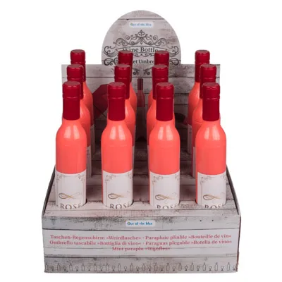 61/1842 ROSE WINE BOTTLE UMBRELLA