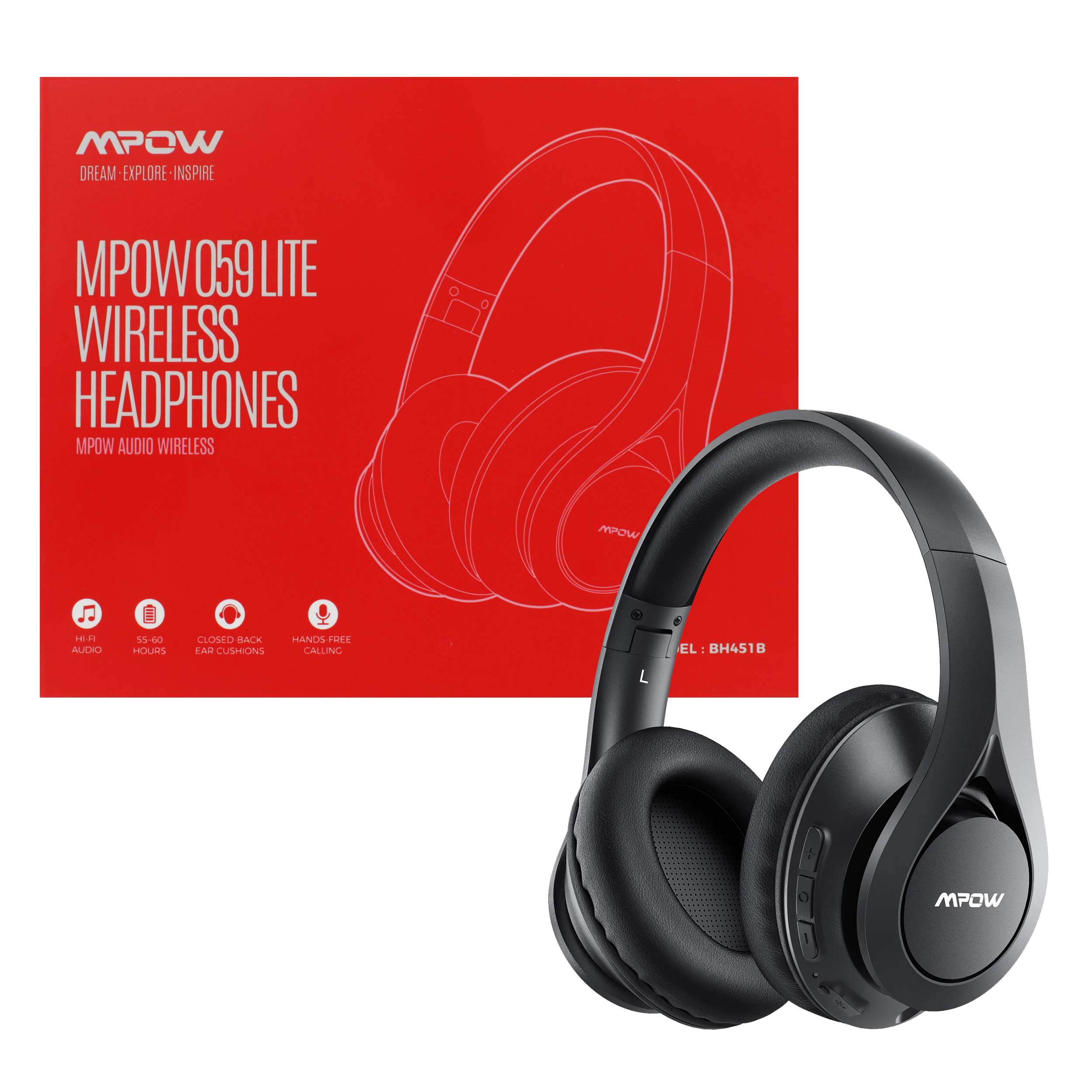 MPOW H191PO WIRELESS HEADPHONES