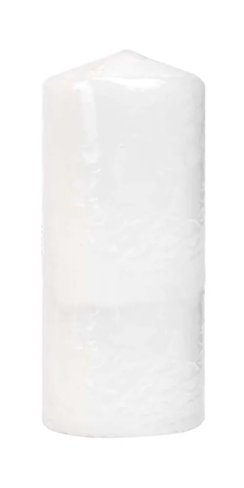 981779 PILLAR WHITE CANDLE 14cmx6cm