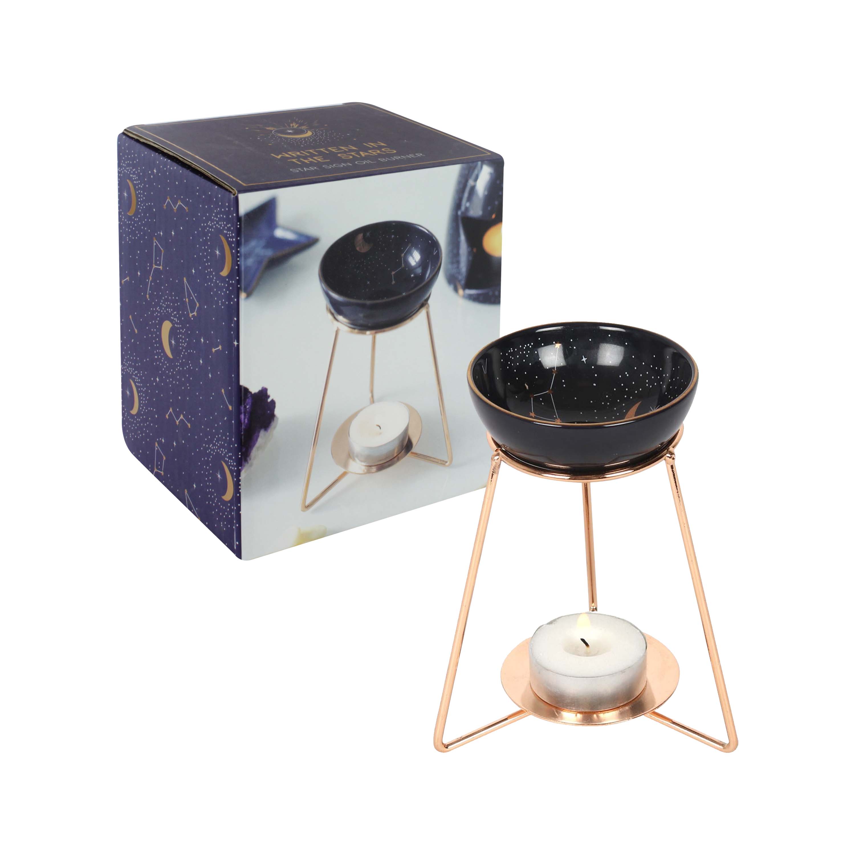 ST_19231 written stars metal stand oil burner
