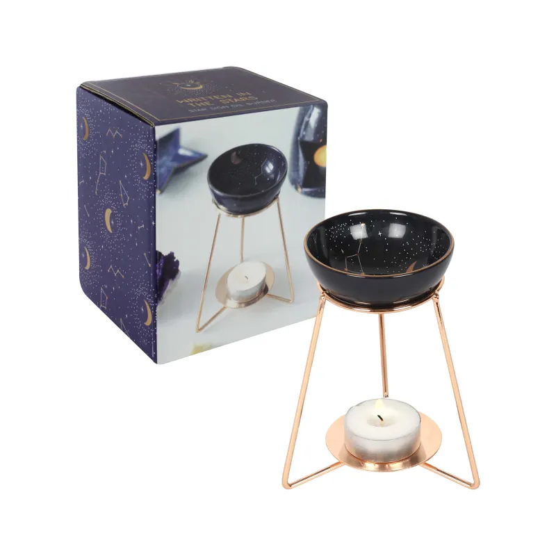 ST_19231 written stars metal stand oil burner