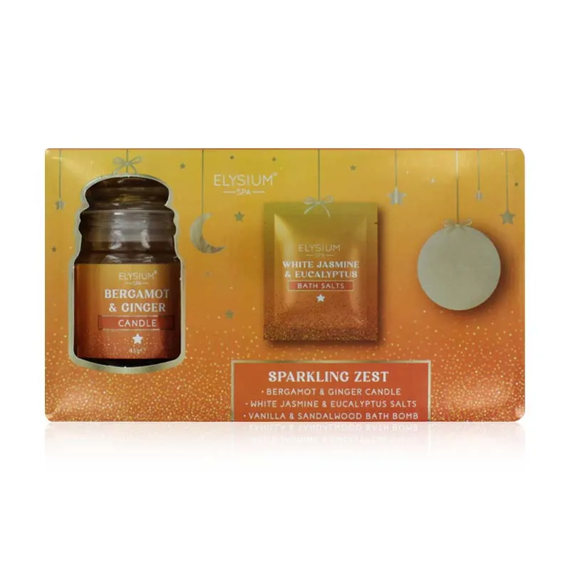 ELYSIUM SPA SALTS BATH BOMB ZEST GIFT SET