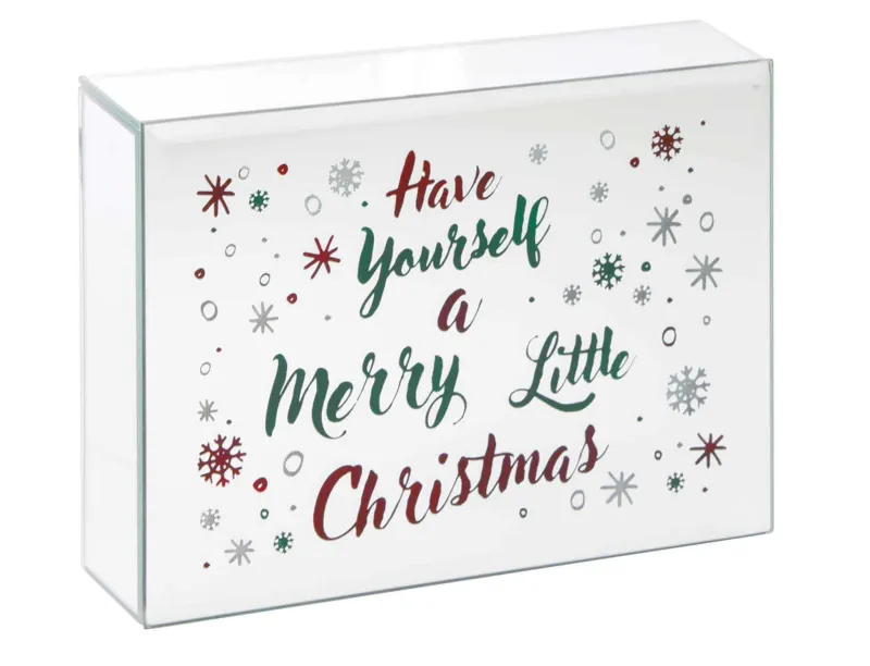 LP68415 LIGHT BOX HAVE YOURSELF MERRY XMAS