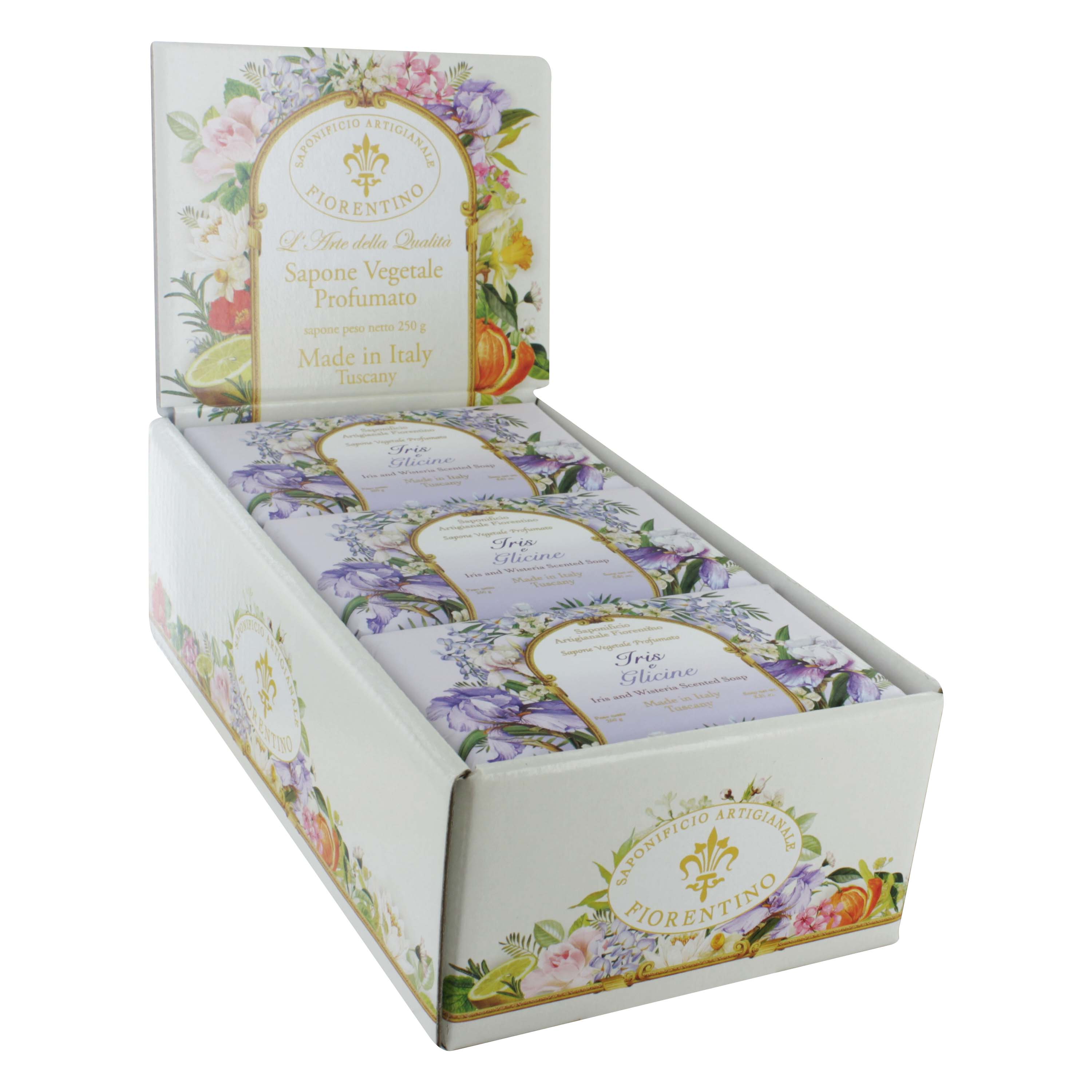 ES-52-C IRIS & GLICINE SOAPS 250g x6