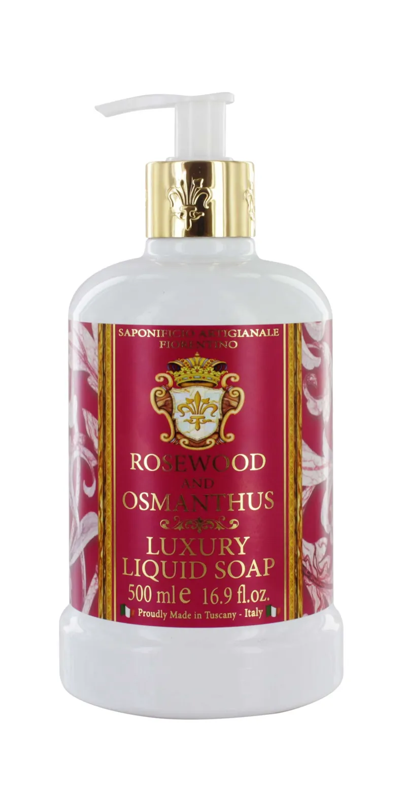 FLORENTINO LUXURY LIQUID SOAP ROSEWOOD & OSMANTHUS