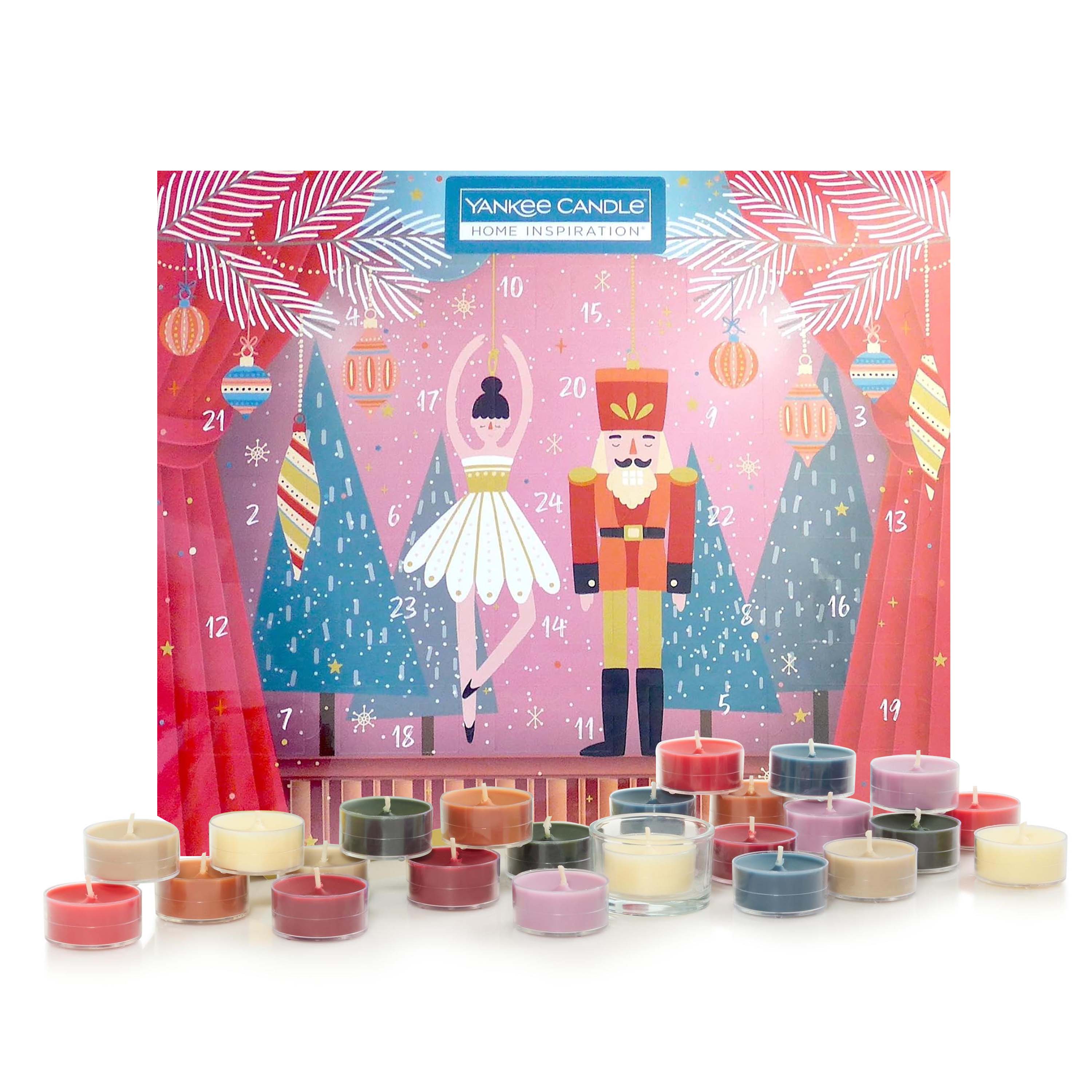 YANKEE CANDLE HI ADVENT CALENDAR TEA LITES SET