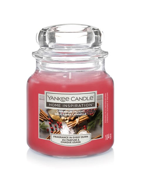 YANKEE CINNANOM DELIGHT CANDLE HOME INSPIRATIONS 104g