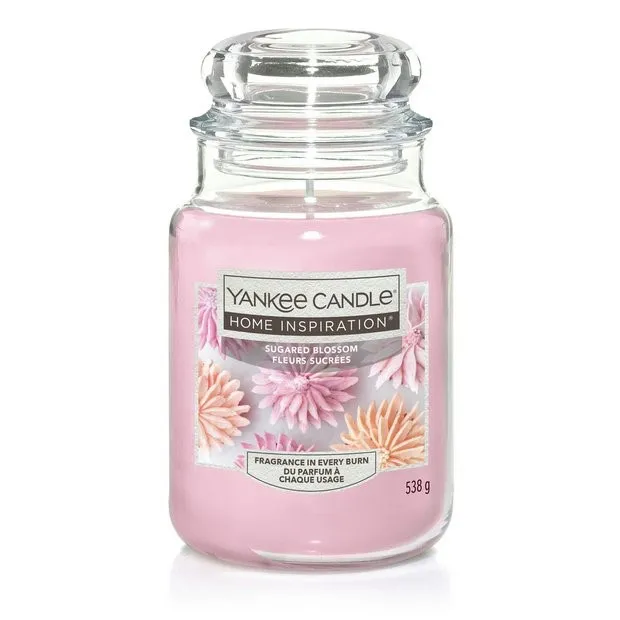 YANKEE CANDLE HOME INSPIRATION SUGARED BLOSSOM 538g x 4