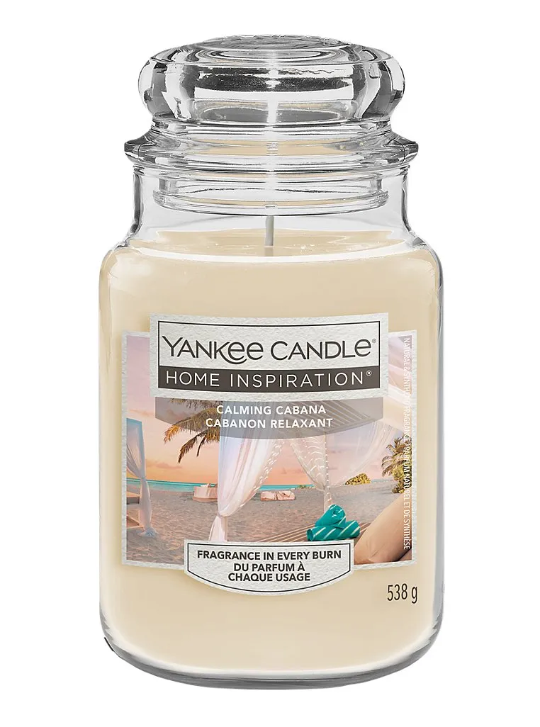 YANKEE CANDLE HOME INSPIRATION CALMING CABANA 538g x 4
