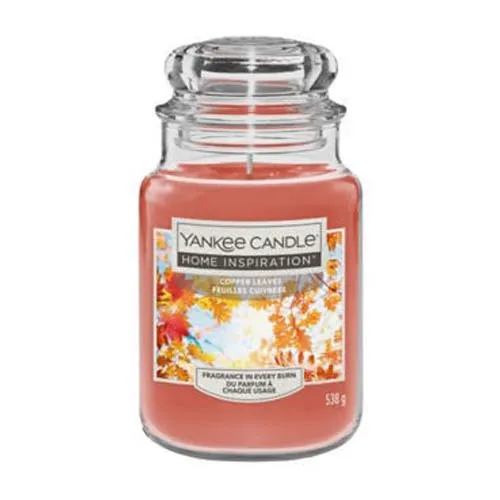YANKEE CANDLE HOME INSPIRATION COPPER LEAVES 538g x 4