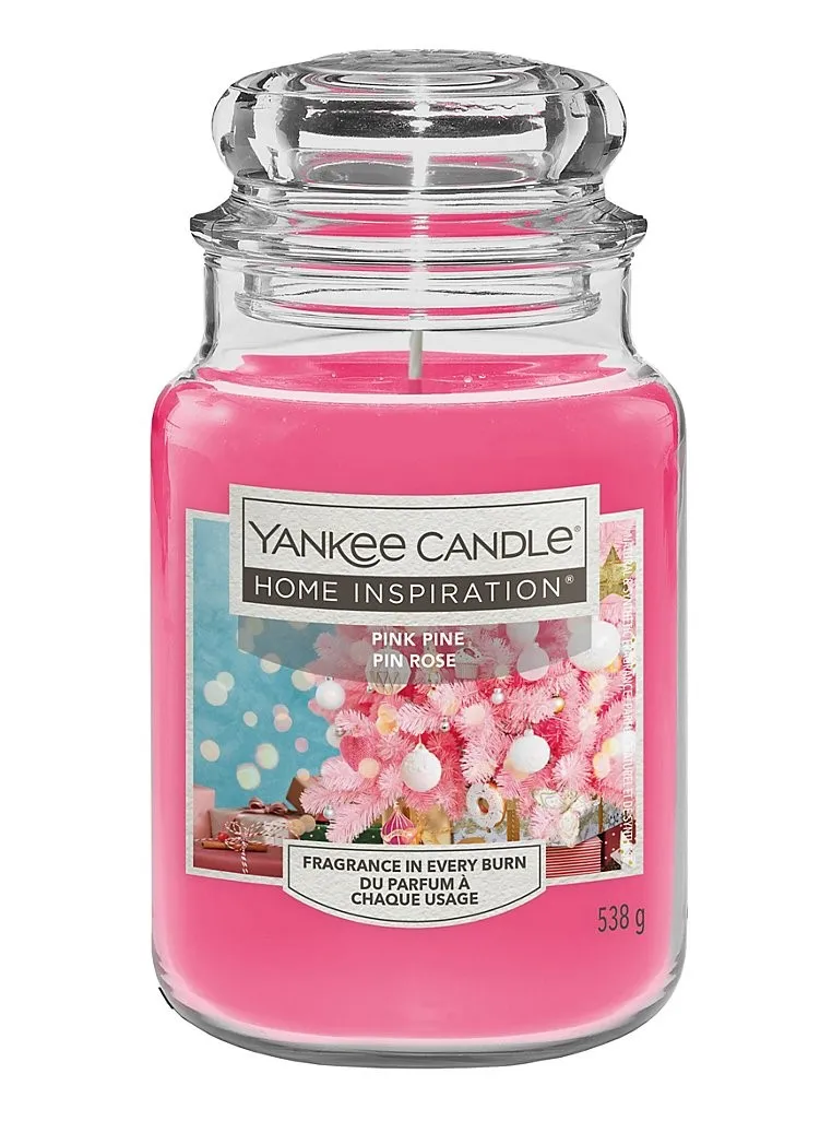 YANKEE CANDLE HOME INSPIRATION PINK PINE 538g x 4