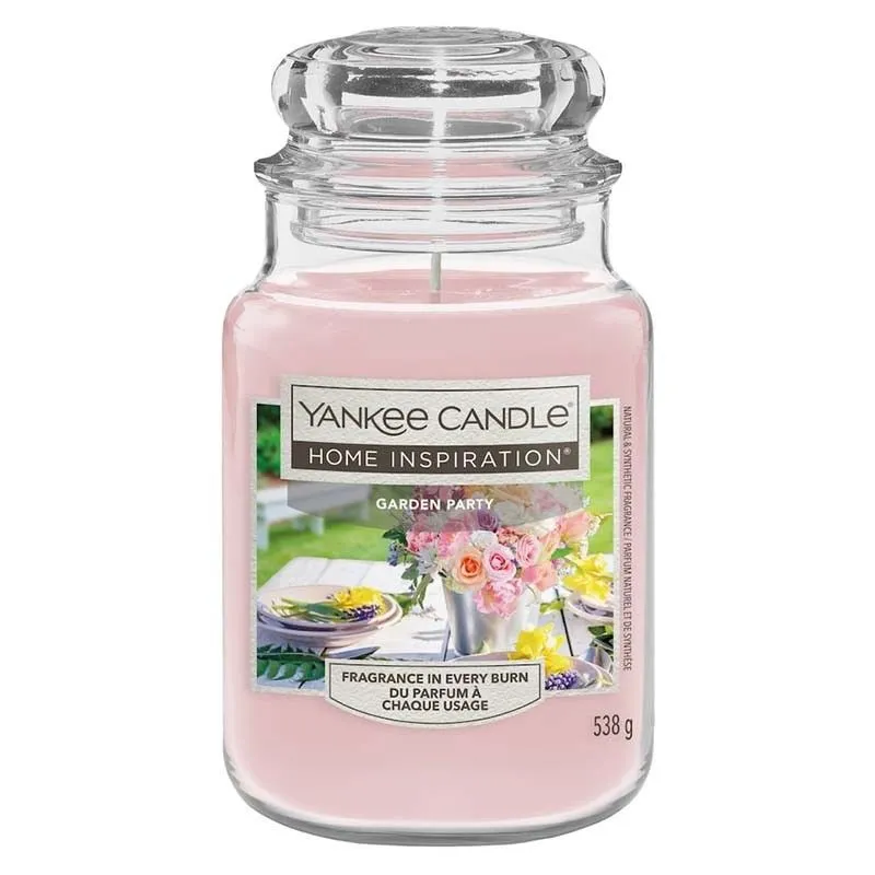 YANKEE CANDLE HOME INSPIRATION GARDEN PARTY 538g x 4