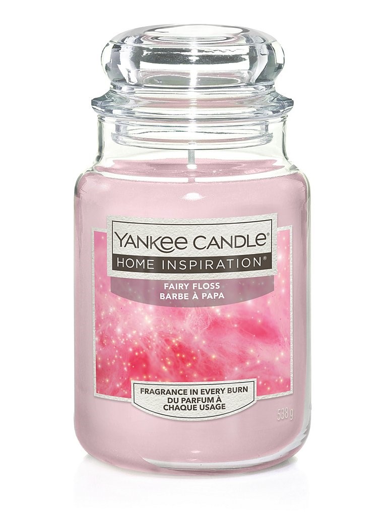 YANKEE CANDLE HOME INSPIRATION FAIRY FLOSS 538g x 4