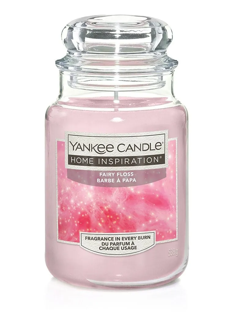 YANKEE CANDLE HOME INSPIRATION FAIRY FLOSS 538g x 4