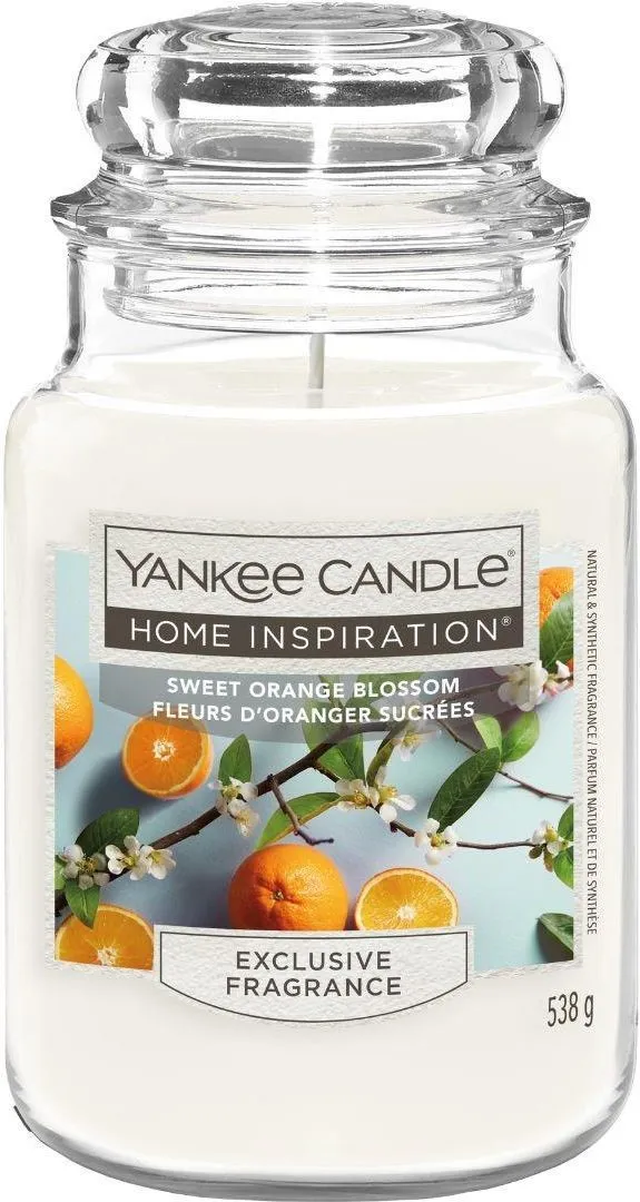 YANKEE CANDLE HOME INSPIRATION SWEET ORANGE BLOSSOM  538g x 4