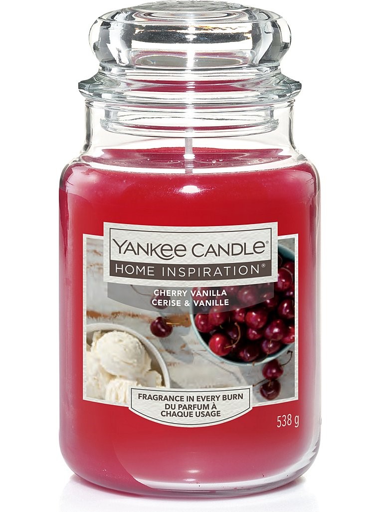 YANKEE CANDLE HOME INSPIRATION CHERRY VANILLA  538g x 4