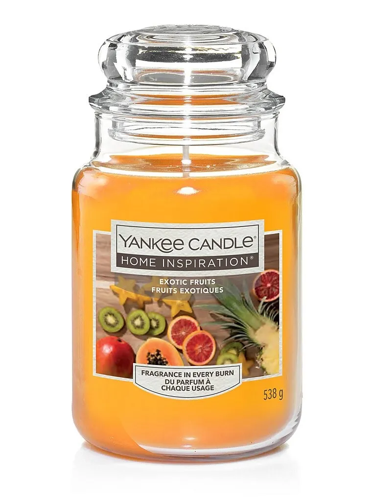 YANKEE CANDLE HOME INSPIRATION EXOTIC FRUITS 538g x 4