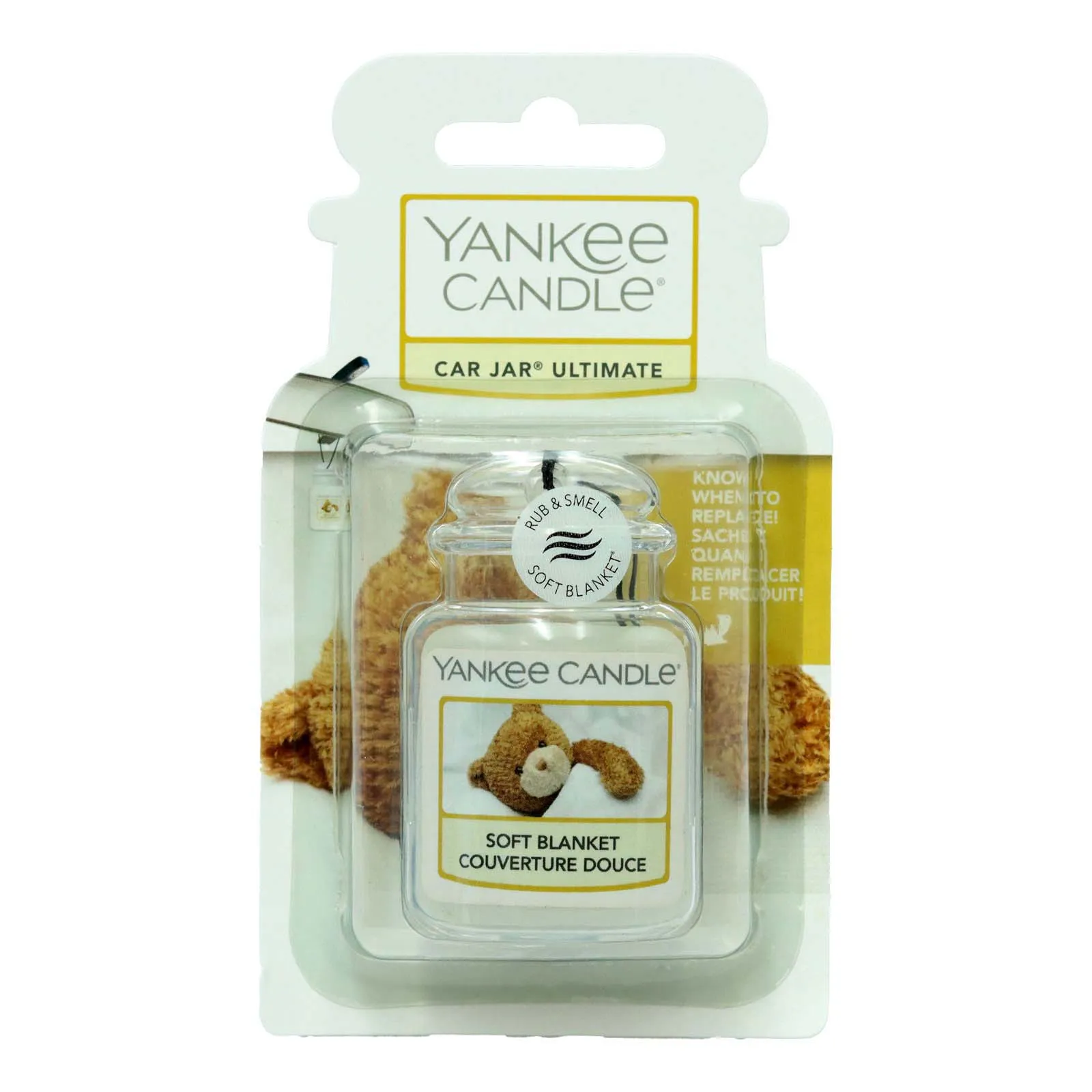 YANKEE CAR JAR SOFT BLANKET A/FRESHNER