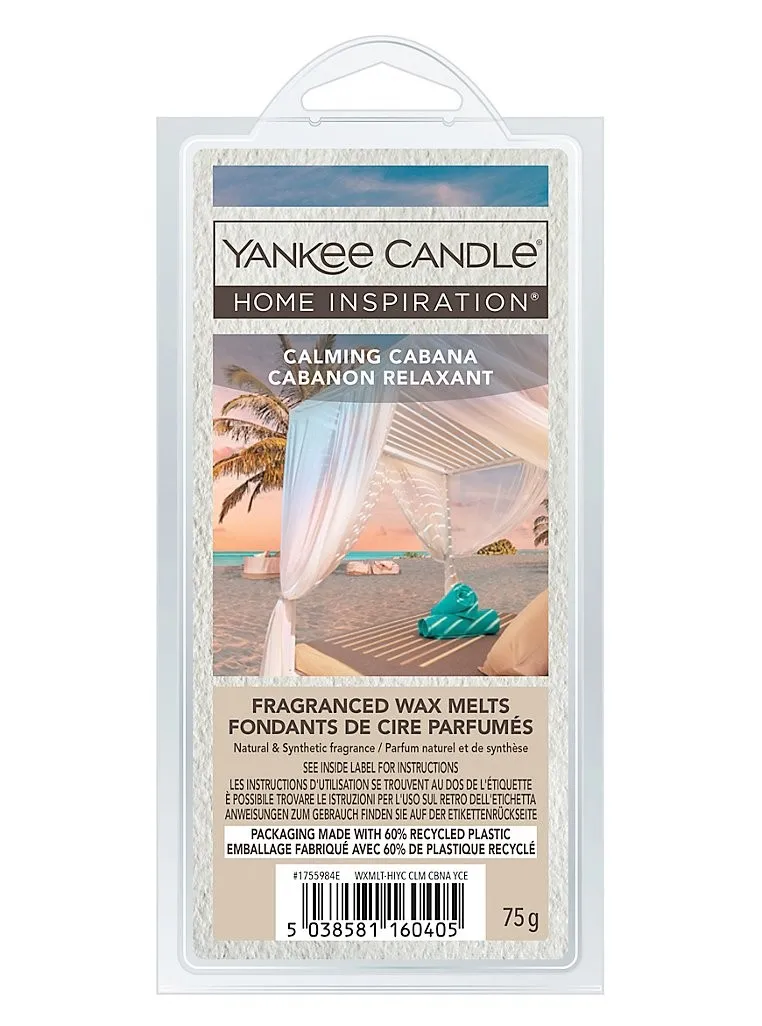 YANKEE WAX MELTS 75g CALMING CABANA