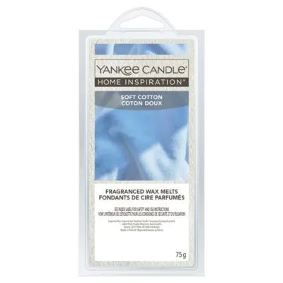YANKEE WAX MELTS 75g SOFT COTTON