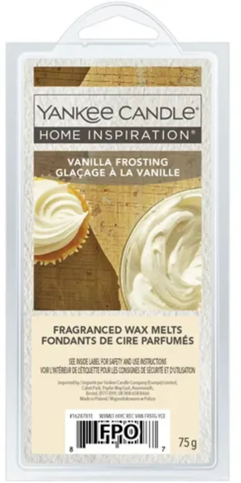 YANKEE WAX MELTS 75g VANILLA FROSTING