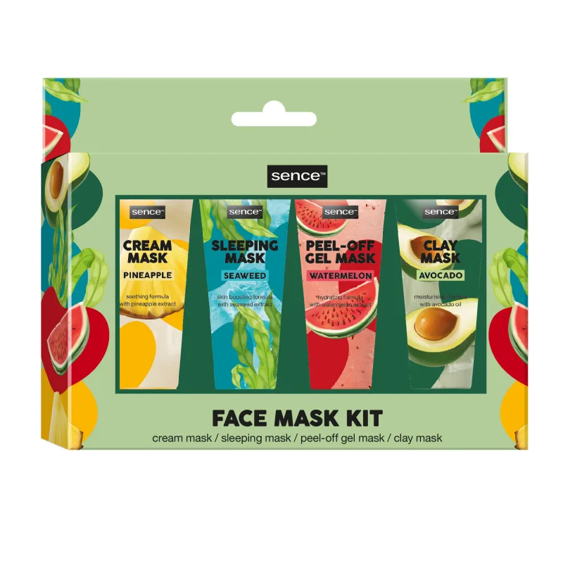 2040604 SENCE COLLECTION PLANET LOVE 4 FACE TUBE MASKS***special