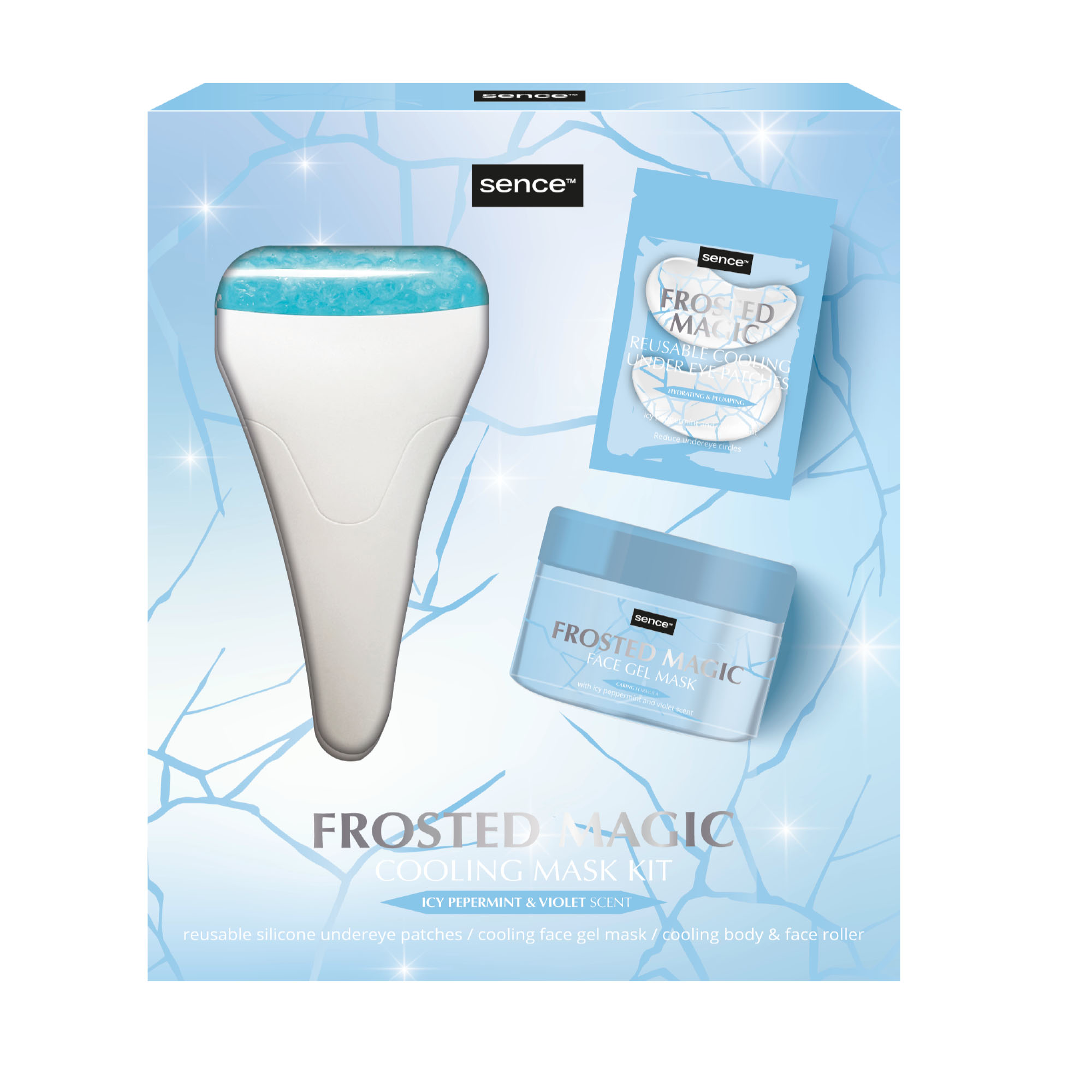 2040870 SENCE MYSTIC COLD 3pce COOLING FACE MASK SET