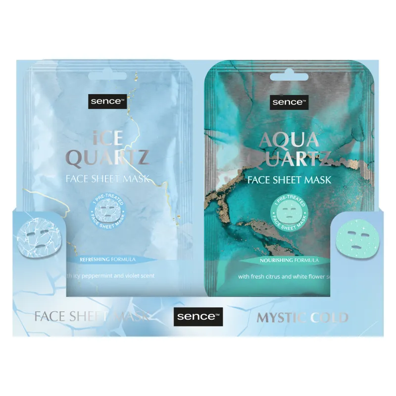 2040867 SENCE MYSTIC COLD PRINTED FACE MASKS DISP x24