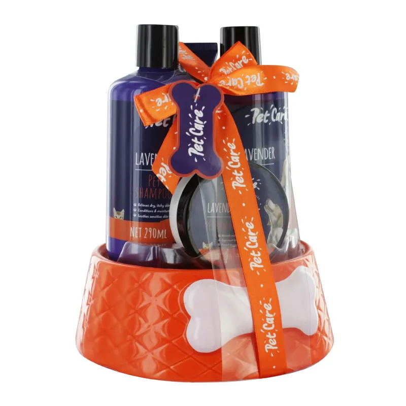 24CK15 PET BOWL 5pce GIFT SET x4