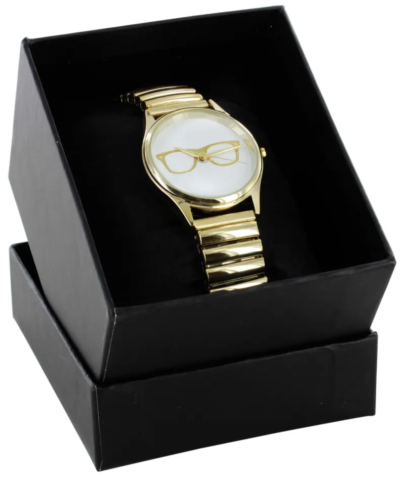 ASOS SPECS GOLD EXPANDER STRAP WATCH