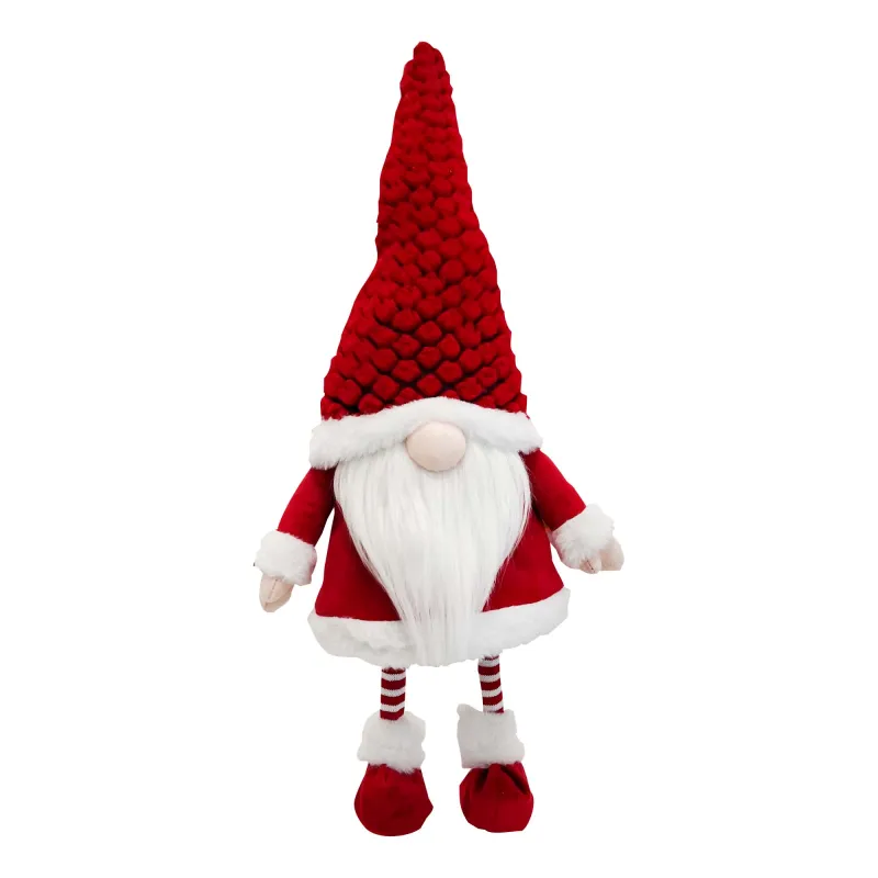 240961-3 GNOME SANTA DECORATION H55cm