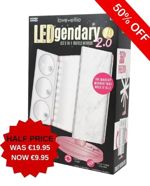 190844-8 LOVE + ELLIE LEDgendary giselle light mirror***SPECIAL 25