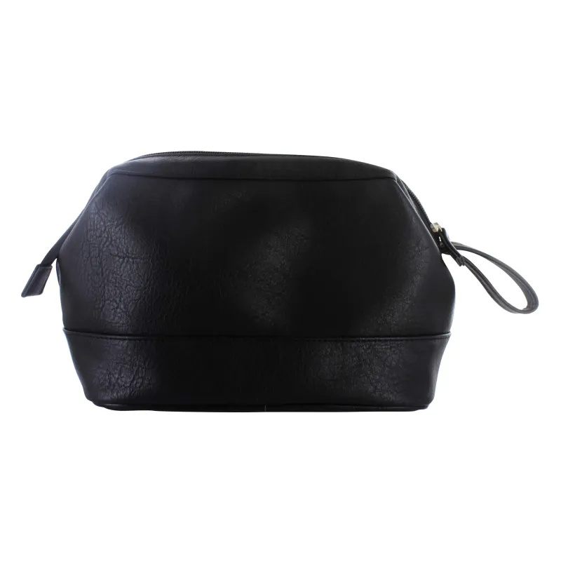 11489 BLACK gents toilet bag