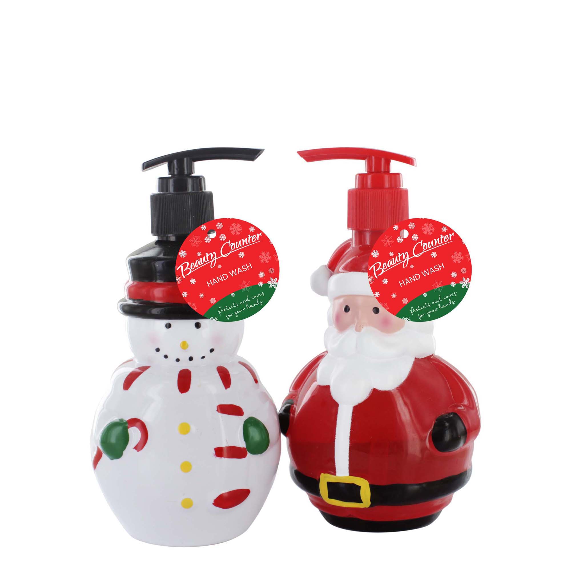 BEAUTY COUNTER SNOWMAN/SANTA