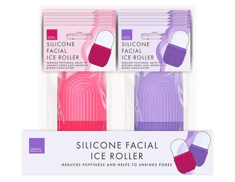 PER13015OB SILICONE FACIAL ICE ROLLER x12