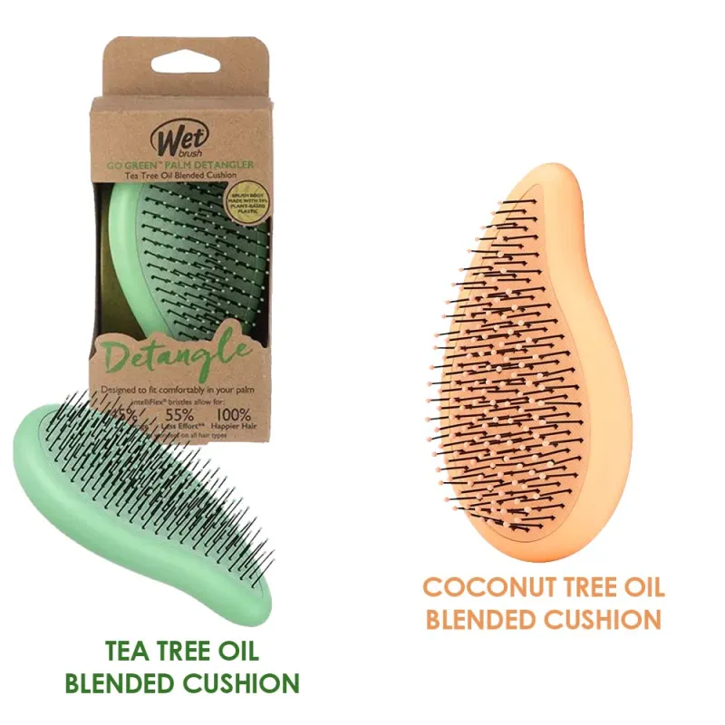 WET BRUSH GO GREEN PALM DETANGLER