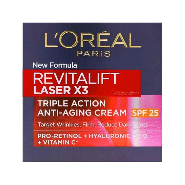 LOREAL REVITALIFT LASER X 3 SPF 25 CREAM 50ml